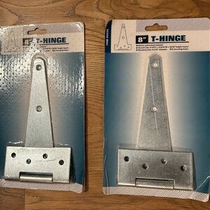8" Extra Heavy T-Hinge - 2 Count - Harbor Freight Tools